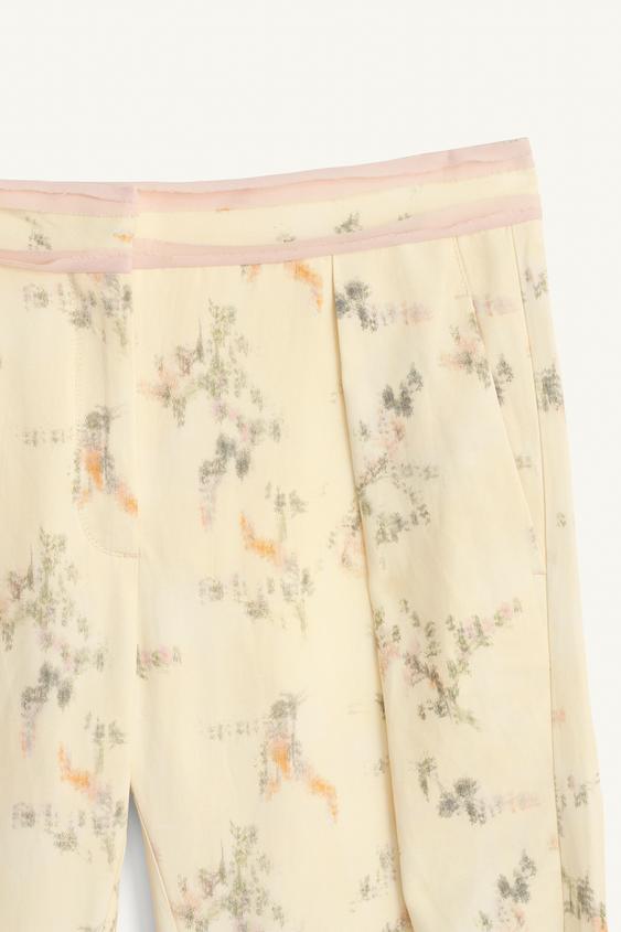 Pantalon imprimé à fleurs Édition limitée