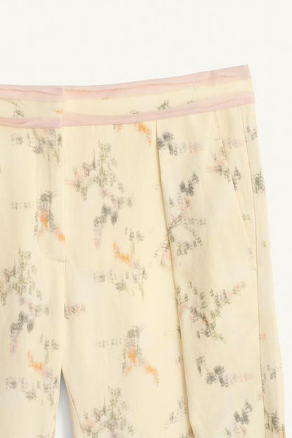 Pantalon imprimé à fleurs Édition limitée