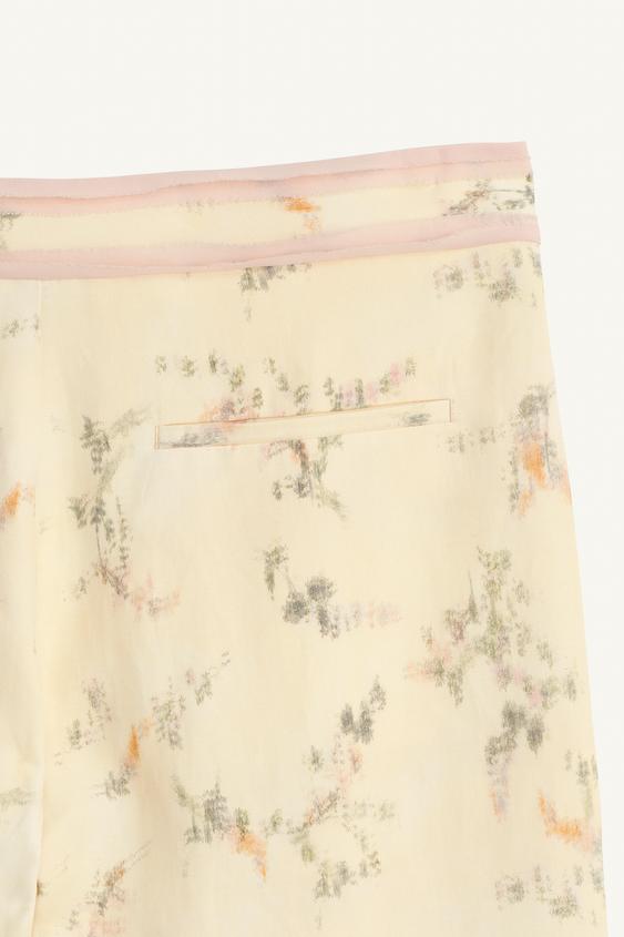 Pantalon imprimé à fleurs Édition limitée