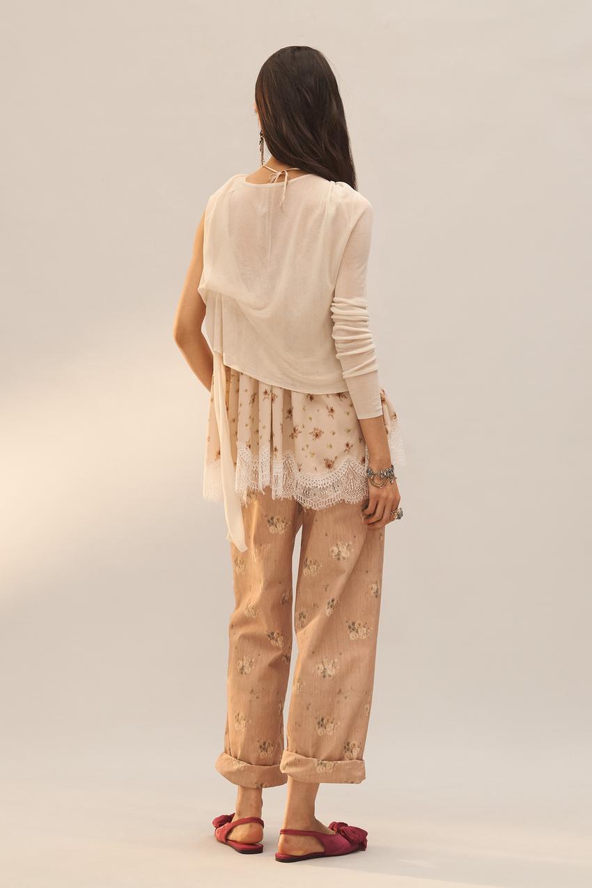Pantalon imprimé à fleurs Édition limitée