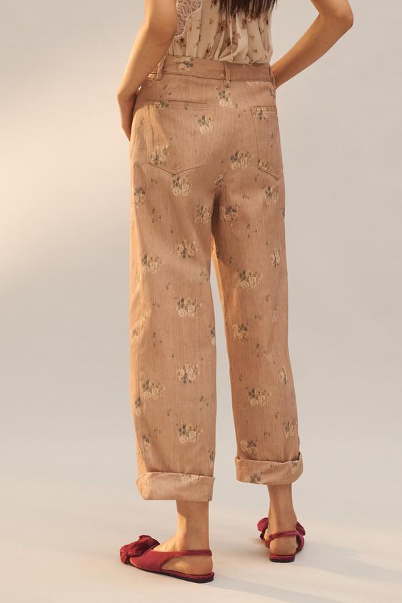 Pantalon imprimé à fleurs Édition limitée