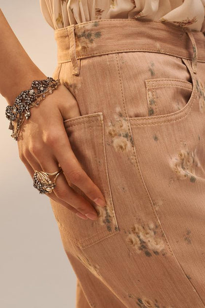 Pantalon imprimé à fleurs Édition limitée