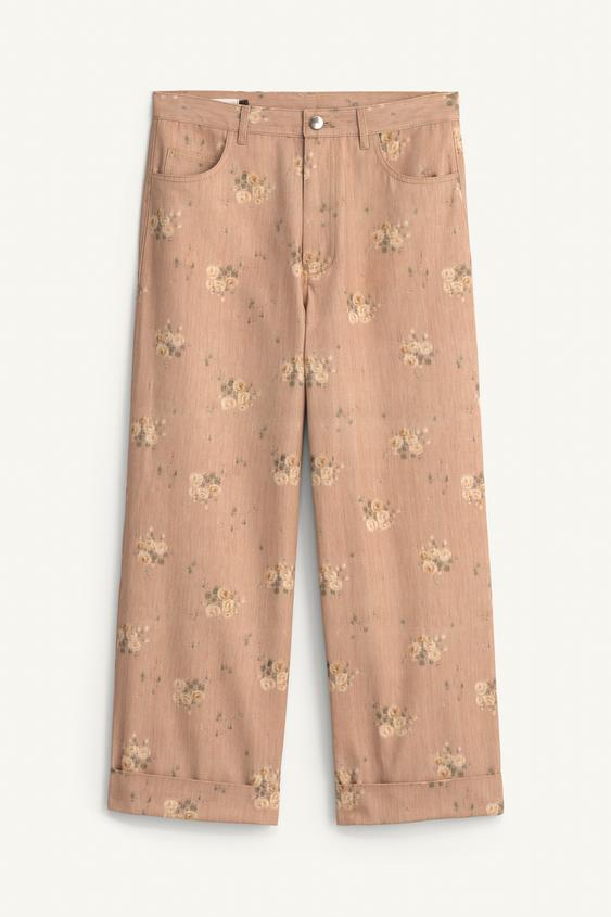 Pantalon imprimé à fleurs Édition limitée