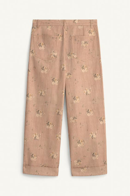 Pantalon imprimé à fleurs Édition limitée