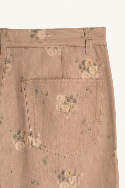 Pantalon imprimé à fleurs Édition limitée