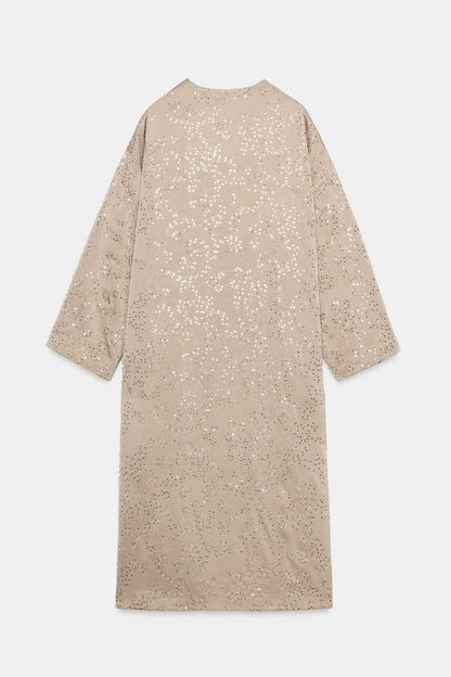 Veste kimono à sequins
