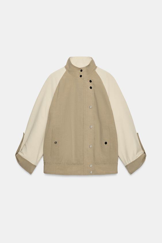 Blouson contrasté matelassé