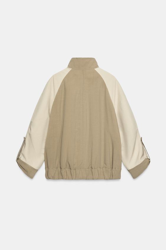 Blouson contrasté matelassé