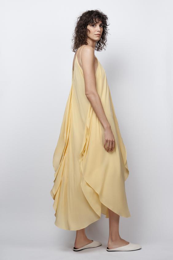 Robe fluide à volants ZW Collection Édition limitée