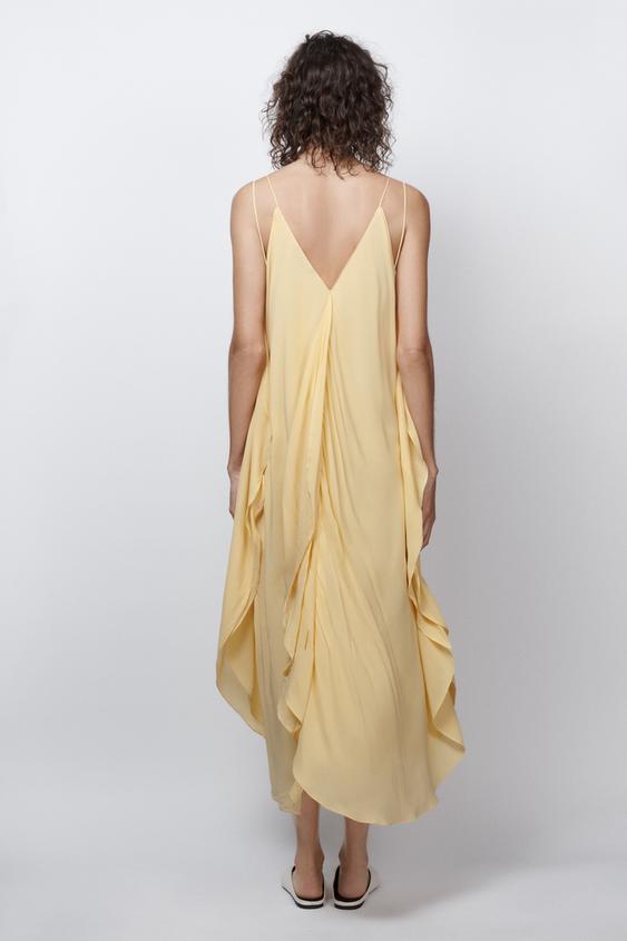 Robe fluide à volants ZW Collection Édition limitée