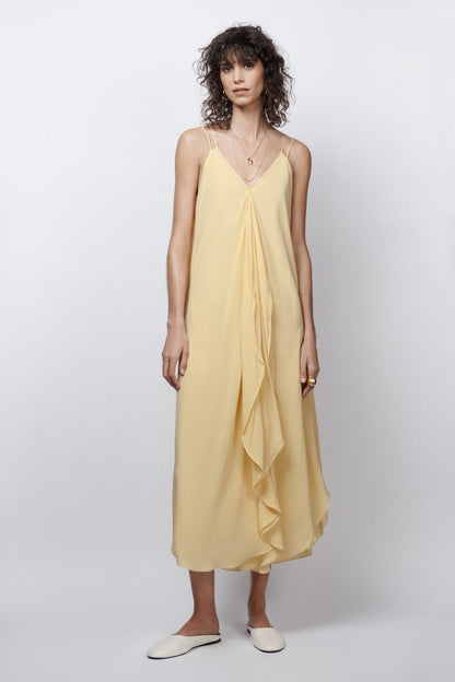 Robe fluide à volants ZW Collection Édition limitée