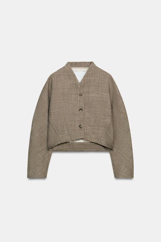 Veste courte en laine ZW Collection