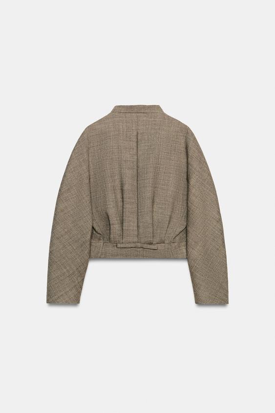 Veste courte en laine ZW Collection