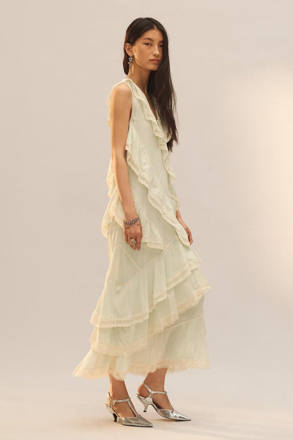 Robe à volants en dentelle Édition limitée
