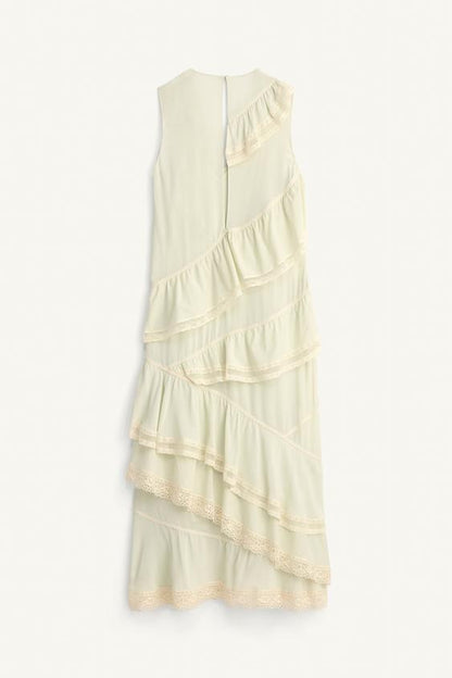 Robe à volants en dentelle Édition limitée