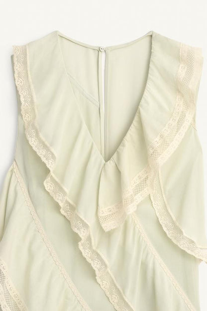 Robe à volants en dentelle Édition limitée