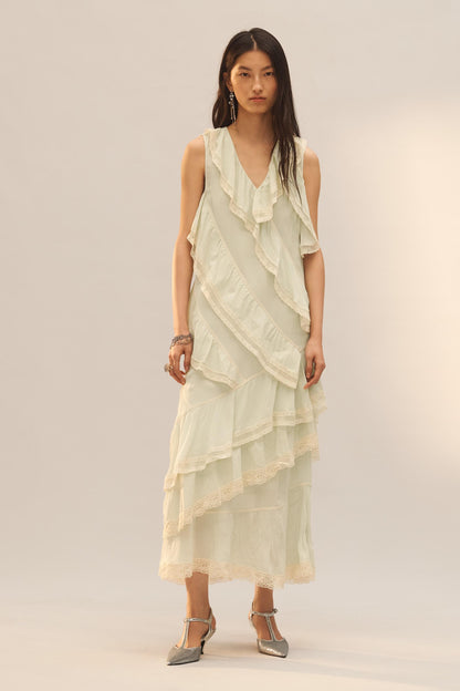 Robe à volants en dentelle Édition limitée