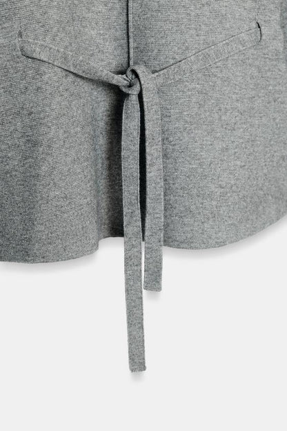 Pull en maille à cordon