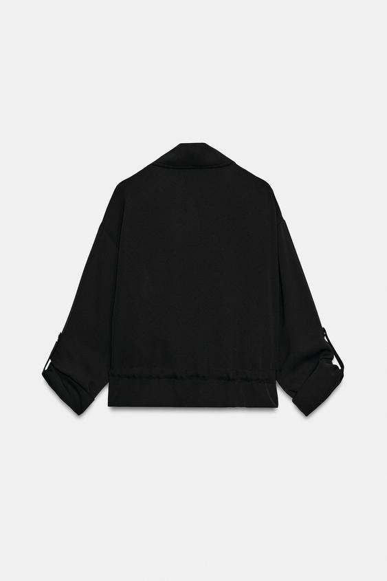 Veste safari à manches retroussées