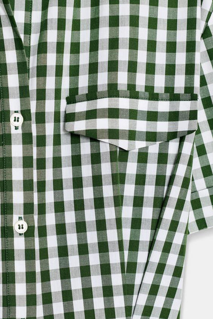 Robe chemise à carreaux vichy ZW Collection