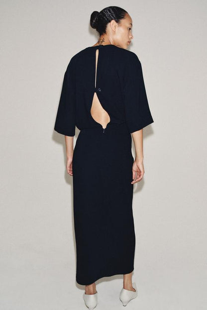 Robe midi drapée ZW Collection