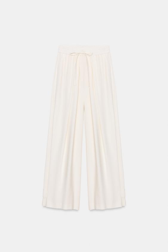 Pantalon fluide à bas réglable