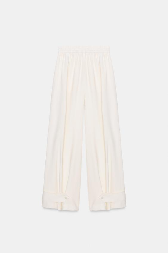 Pantalon fluide à bas réglable
