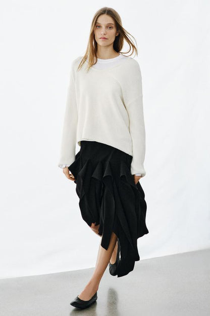 Jupe asymétrique ZW Collection