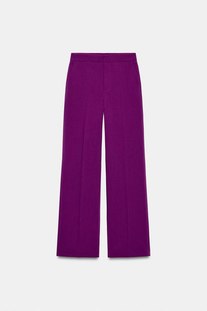 Pantalon droit taille basse