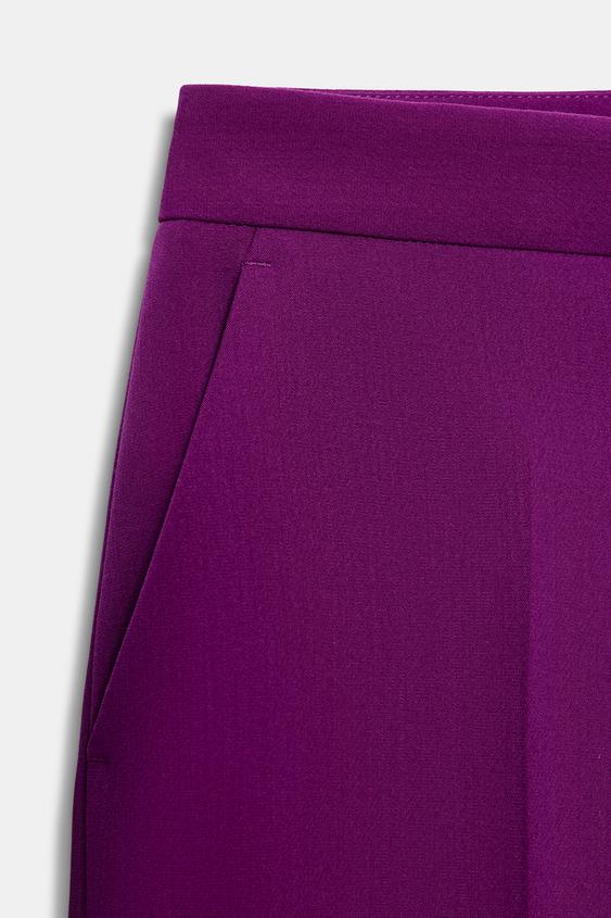 Pantalon droit taille basse