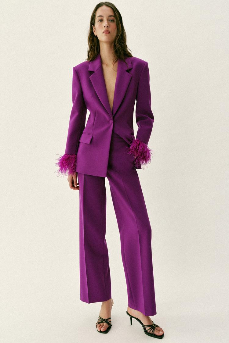 Pantalon droit taille basse