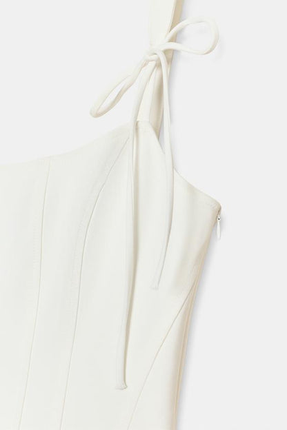 Robe corset à volume