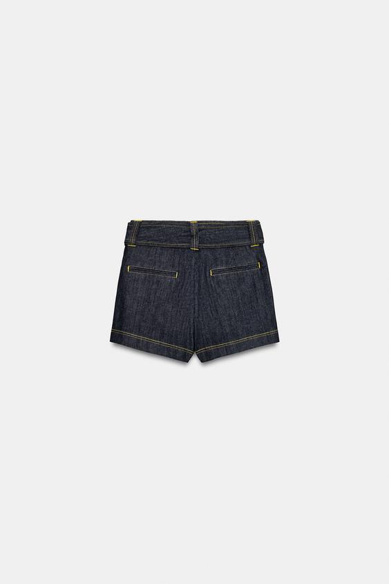 Jupe-culotte Z1975 croisée avec ceinture