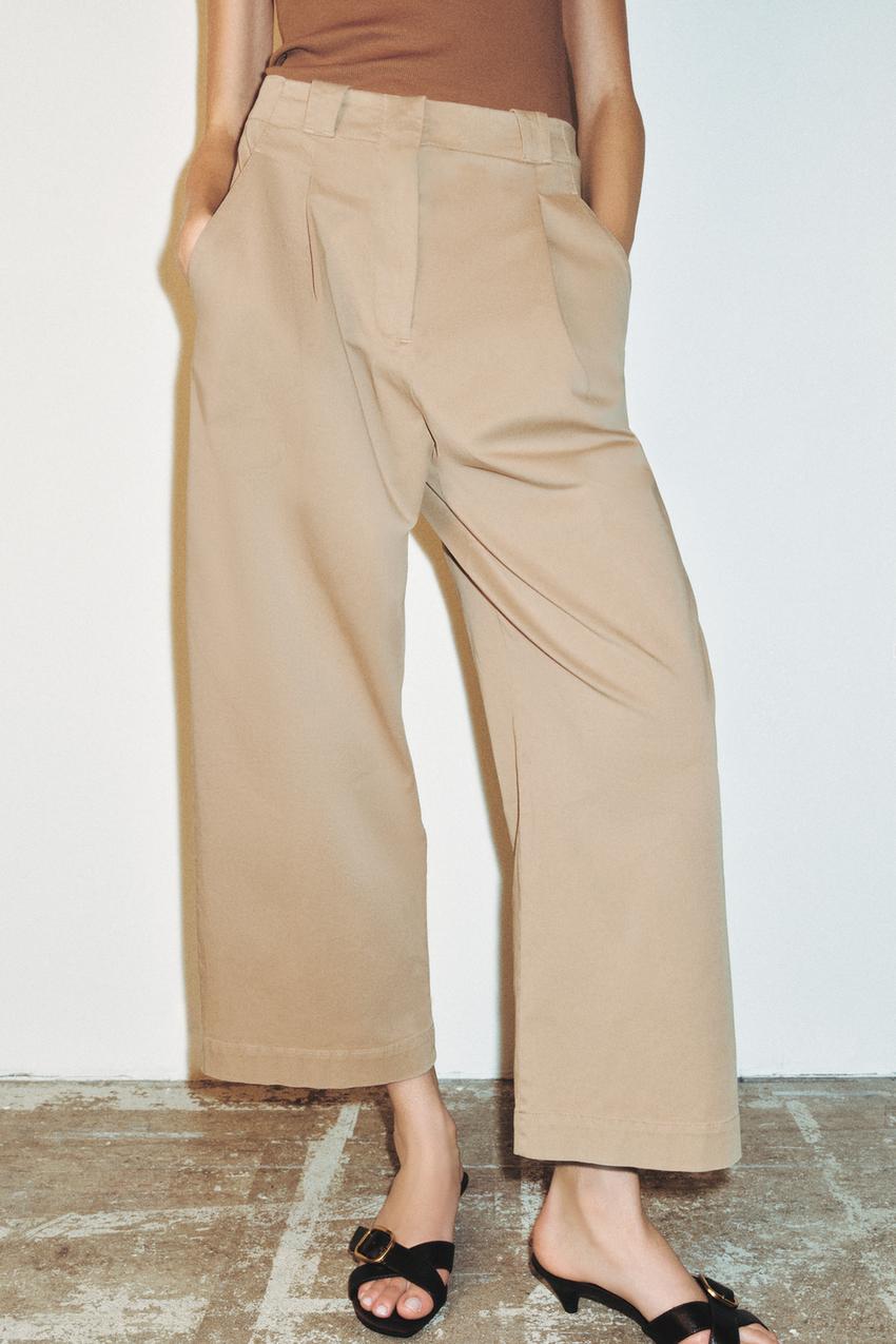 Pantalon coupe barrel ample