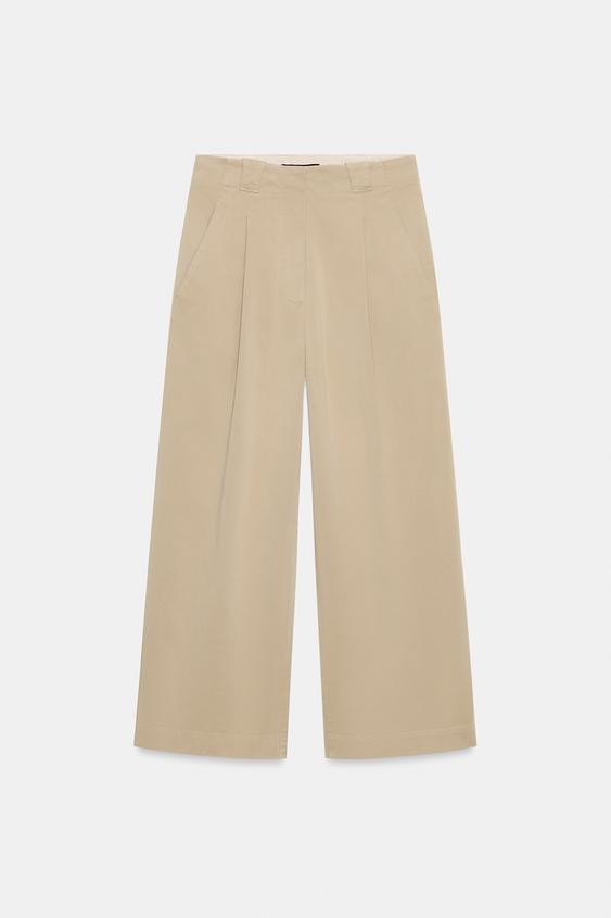 Pantalon coupe barrel ample