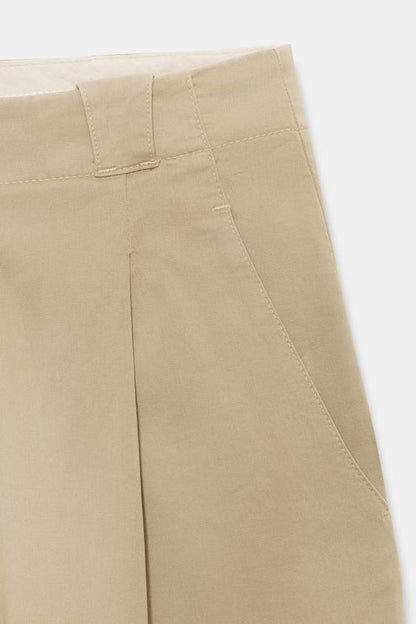 Pantalon coupe barrel ample