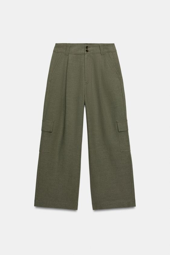 Pantalon cargo droit