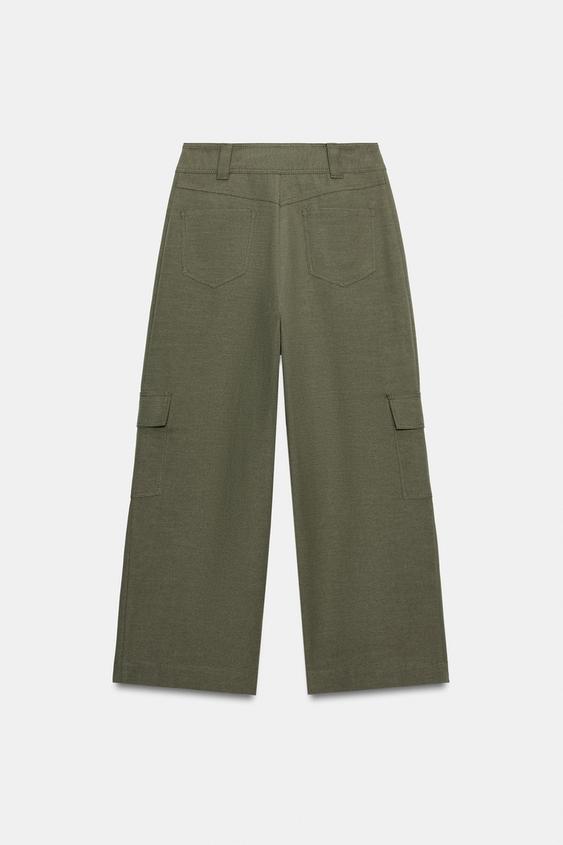 Pantalon cargo droit