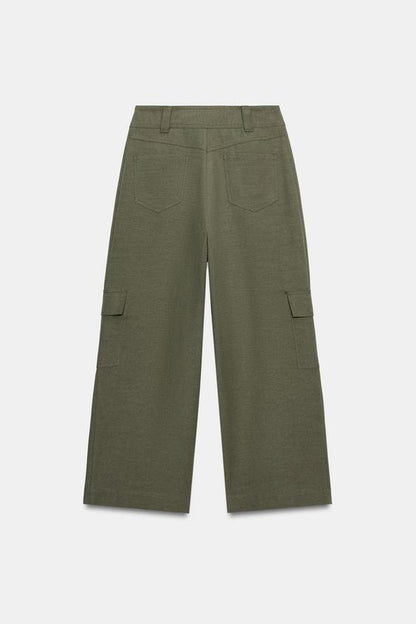 Pantalon cargo droit