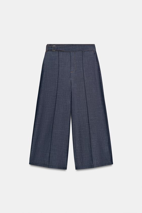 Pantalon-culotte avec passant