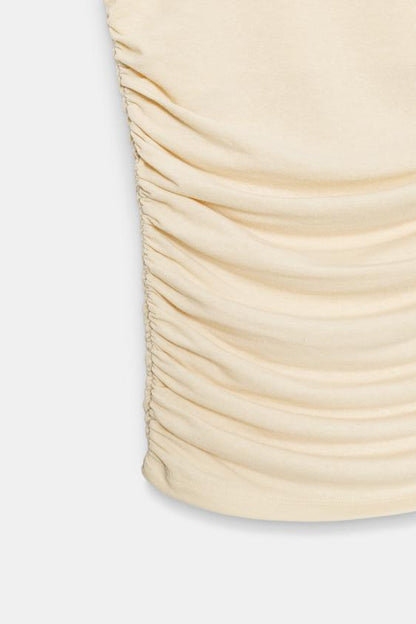 Top asymétrique drapé