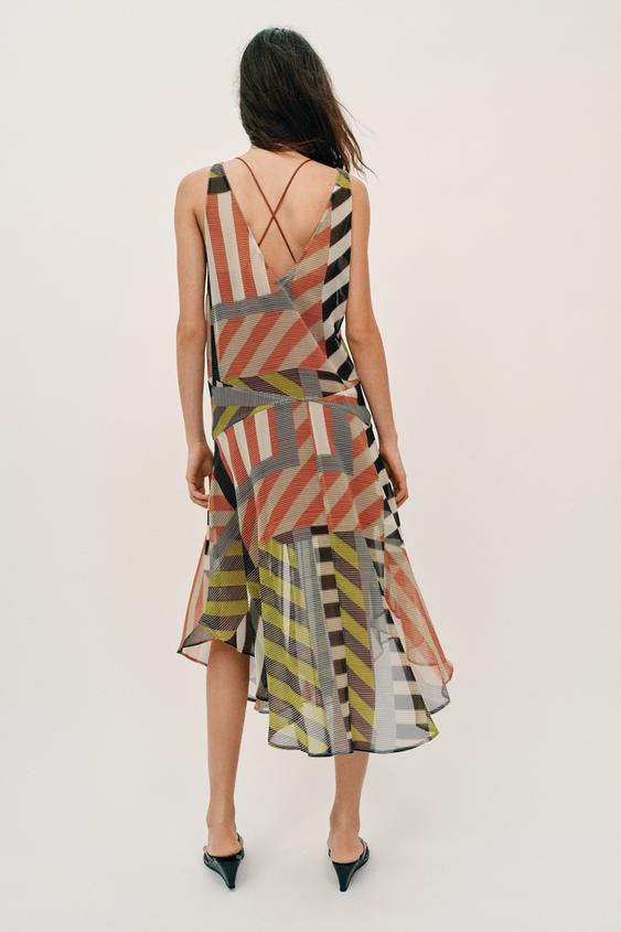 Robe imprimée patchwork