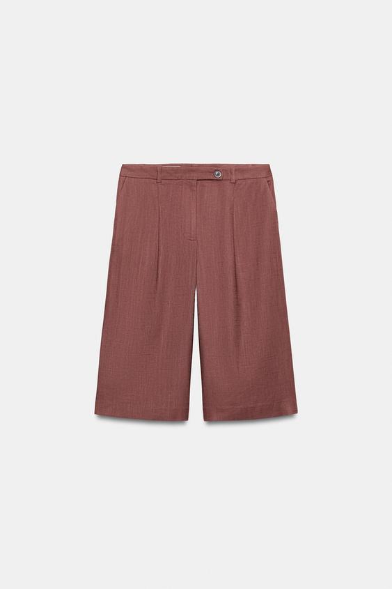 Bermuda long en lin