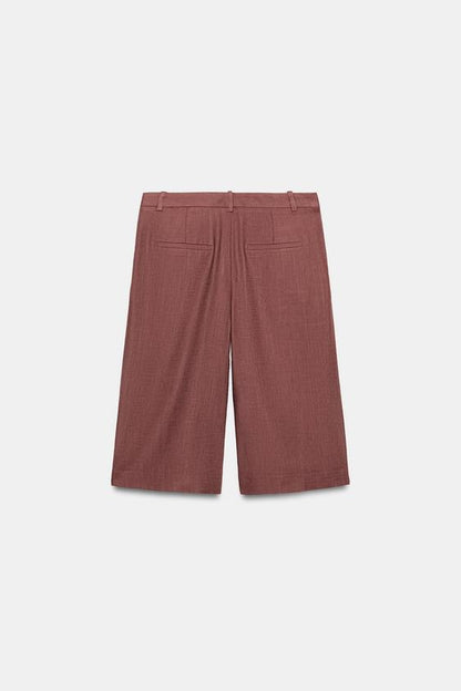 Bermuda long en lin
