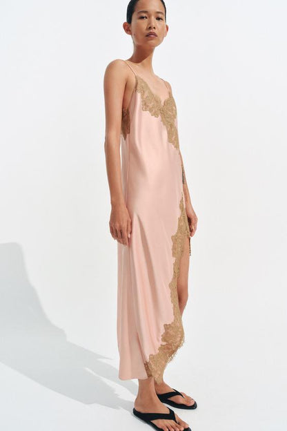 Robe satinée en dentelle ZW Collection