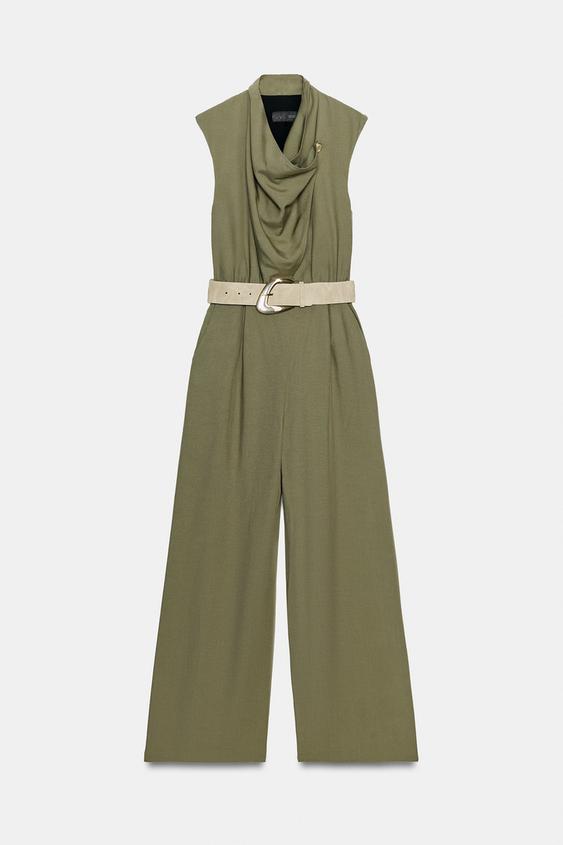 Combinaison longue avec ceinture