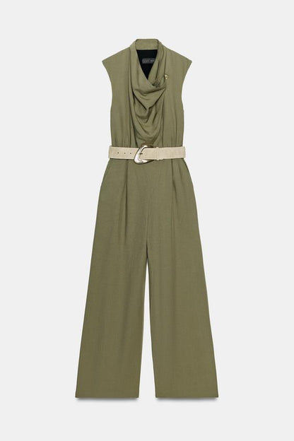 Combinaison longue avec ceinture
