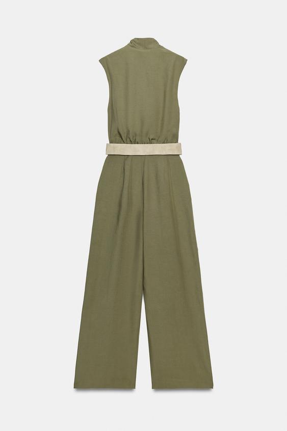 Combinaison longue avec ceinture