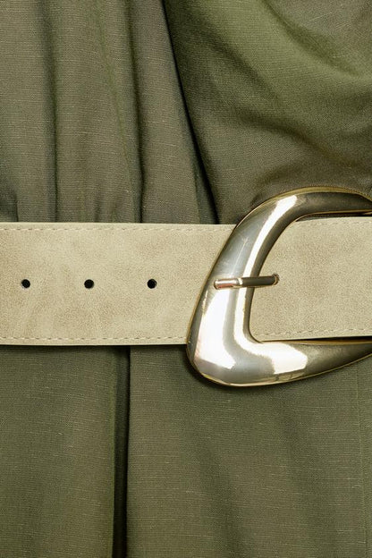 Combinaison longue avec ceinture