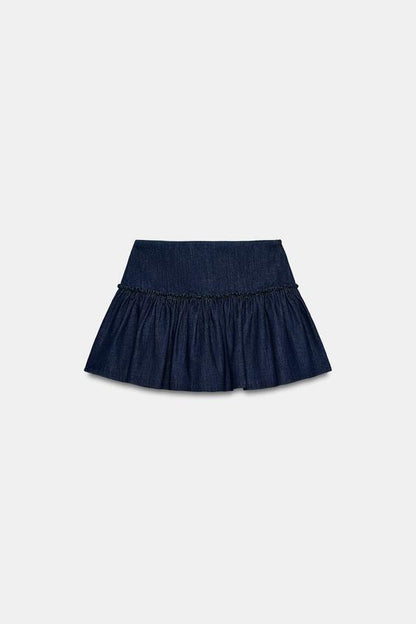 Jupe-culotte évasé